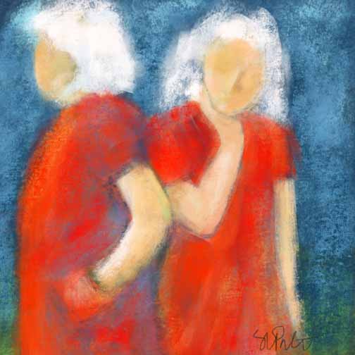 Women in Red # 27 © 2014 Susan Lobb Porter